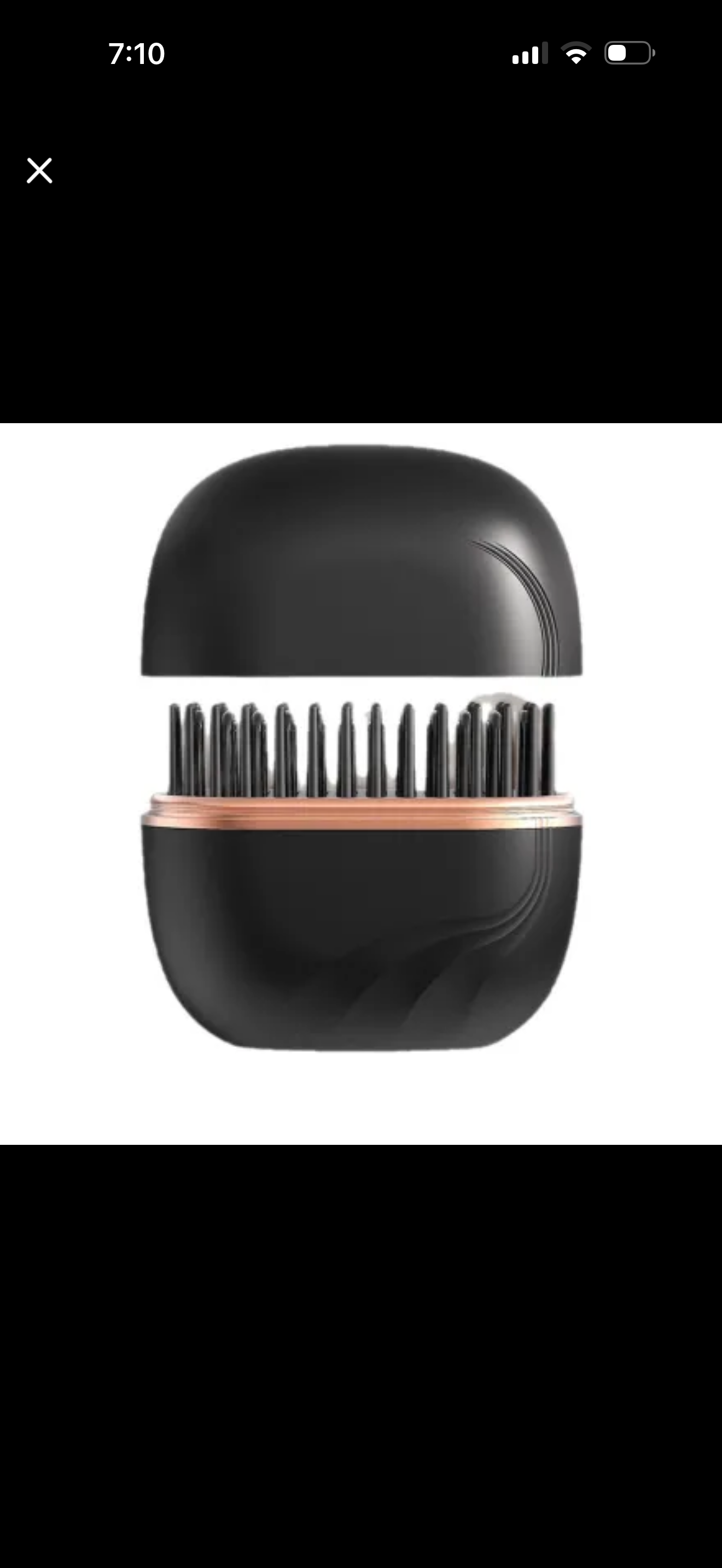 Lazy Wireless Straight Curly Hair Dual-purpose Comb