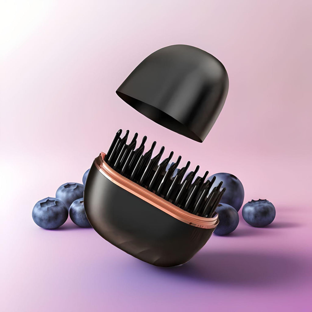 Lazy Wireless Straight Curly Hair Dual-purpose Comb